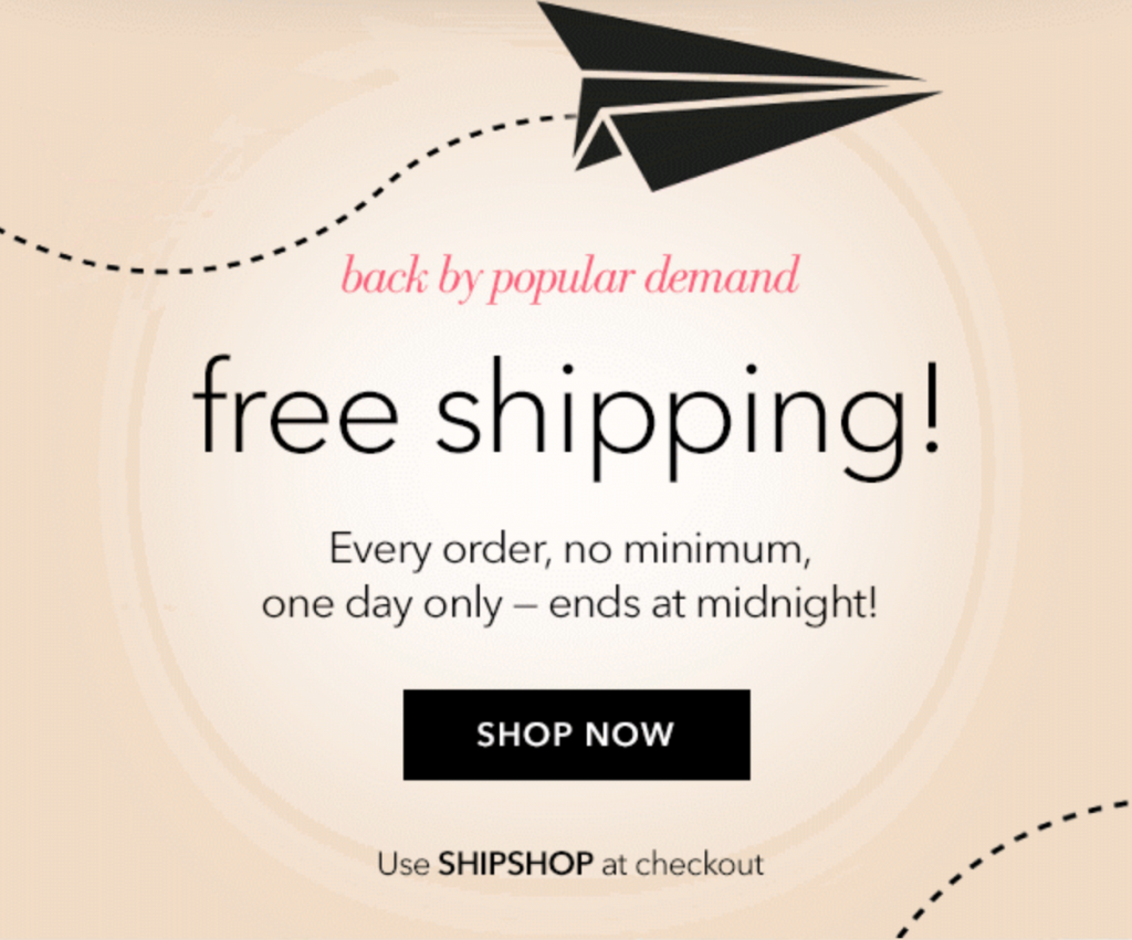 FREE Shipping With No Minimum Purchase Requirement At e.l.f Cosmetics Today Onlly (8/24)!