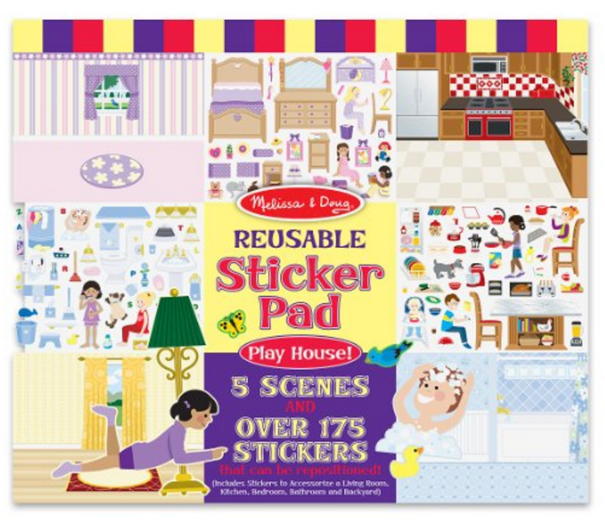 Melissa & Doug Play House Reusable Sticker Pad Just $3.99 As Add-On Item!