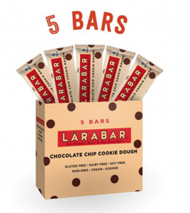 Larabar Chocolate Chip Cookie Dough 5-Count Bars Just $3.21 As Add-On Item!
