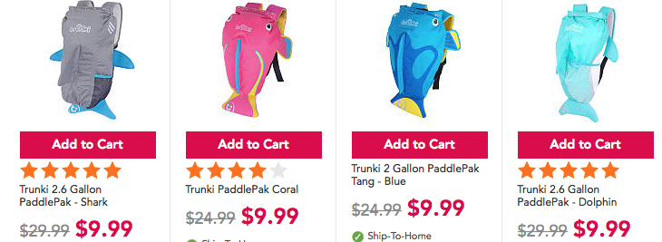 Super Cute PaddlePaks Backpacks Only $9.99! (Reg. $29.99)
