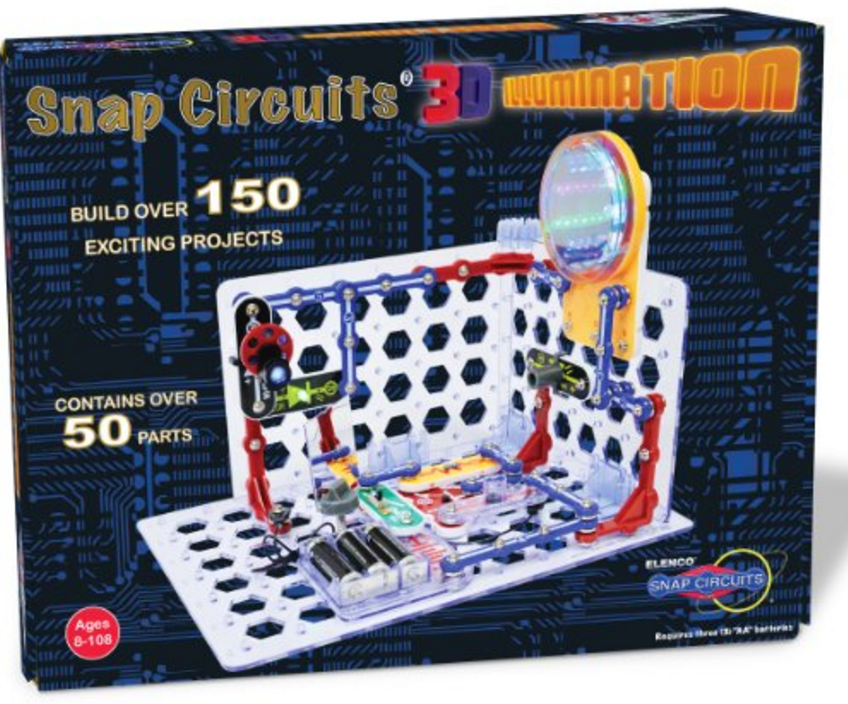 Snap Circuits 3D Illumination Electronics Discovery Kit $44.99 Today Only! (regularly $65.00)