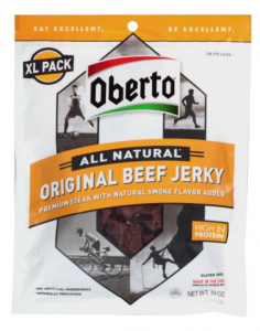 Oberto All Natural Original Beef Jerky XL Pack Just $8.74 As Add-On Item!