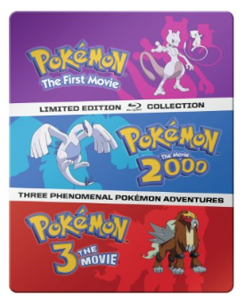 Pokémon: The Movies 1-3 Steelbook Blu-ray Collection Only $21.99! (Reg. $39.99)