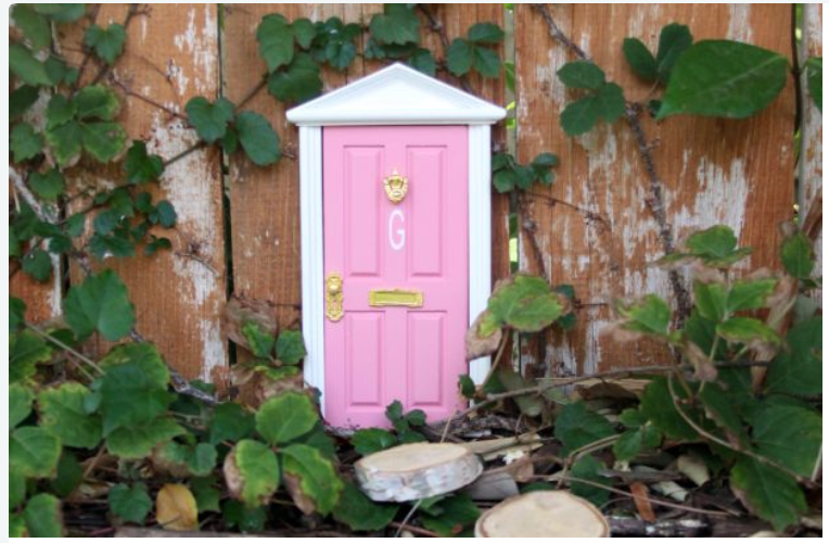 Enchanted Personalized Fairy Door with Tiny Key Only $17.99! (Reg. $29.99)
