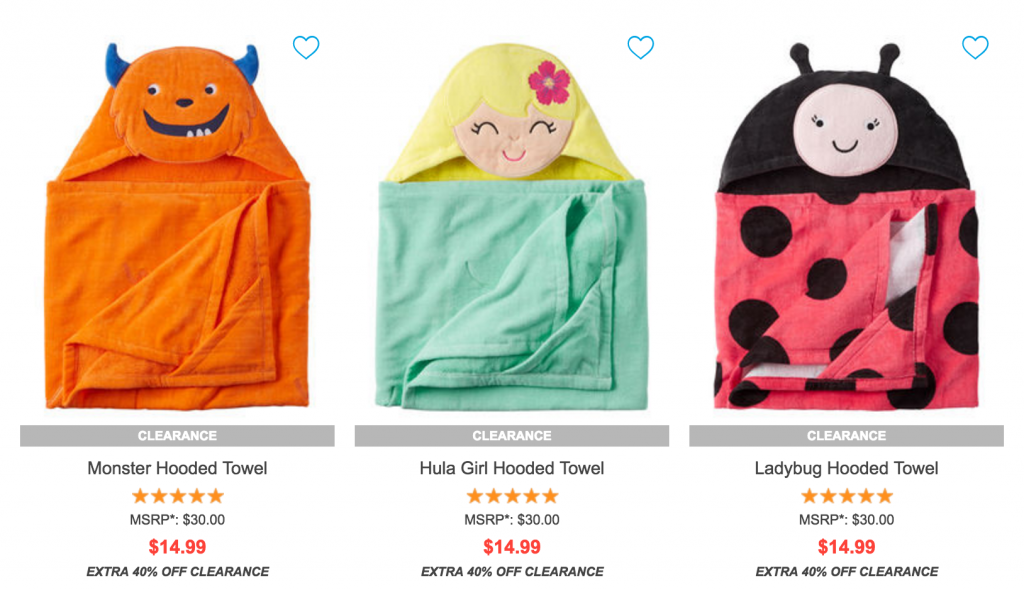 Carters Hooded Bath Towels Just $8.99 Shipped!