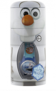 Disney Olaf LCD Watch in Cylinder Tin Just $6.99! Great Stocking Stuffer!