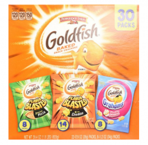 Pepperidge Farm Goldfish Variety Pack Bold Mix 30-Count Just $12.23 Shipped!