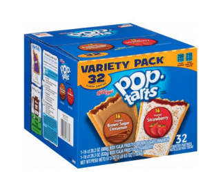 Kellogg’s Pop-Tarts Variety Pack Brown Sugar Cinnamon & Strawberry 32-Count Just $6.95 As Add-On Item!