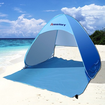 Annstory Automatic Pop Up Instant Portable Cabana Beach Tent – ONLY $27.99 + FREE Shipping!