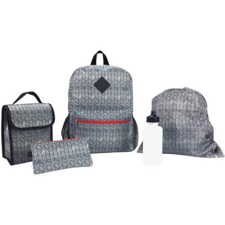 Kids’ 5-pc Backpack, Lunch Bag, Water Bottle, Cinch Bag, Pencil Case Combo—$9.88 + FREE Pickup!