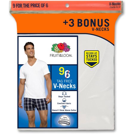 9-Pack Fruit of the Loom Men’s Shirts – Just $12.34!