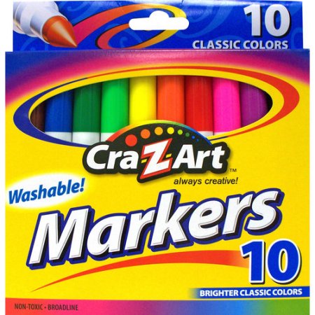 10-Count Cra-Z-Art Washable Markers – Just $.50!