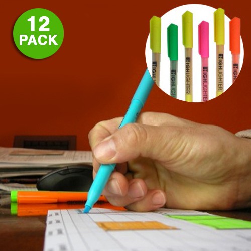 12-pack of Professional Quality Highlighters Only $4.99 SHIPPED! 12-pack of Professional Quality Highlighters Only $4.99 SHIPPED!