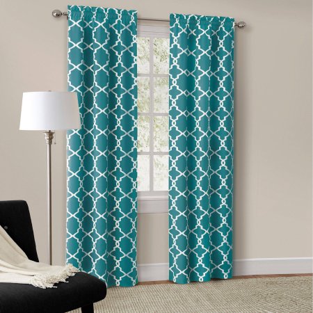 Mainstays Calix 56″ x 63″ Window Curtains—$10.88! (Set of Two)