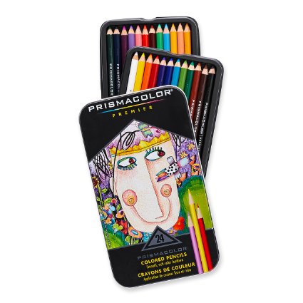 Prismacolor Premier Colored Pencils (Soft Core) 24 Pack Only $13.99 or 48 Pack For $23.99! (Great for Your Adult Coloring Books!)