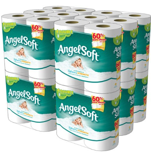 48 Double Rolls of Angel Soft Toilet Paper Only $20.89 Shipped! (Only $0.22 Per Roll)