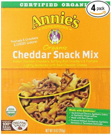 Annie’s Cheddar Organic Bunnies Snack Mix (4 Pack) Only $13.36 on Amazon!