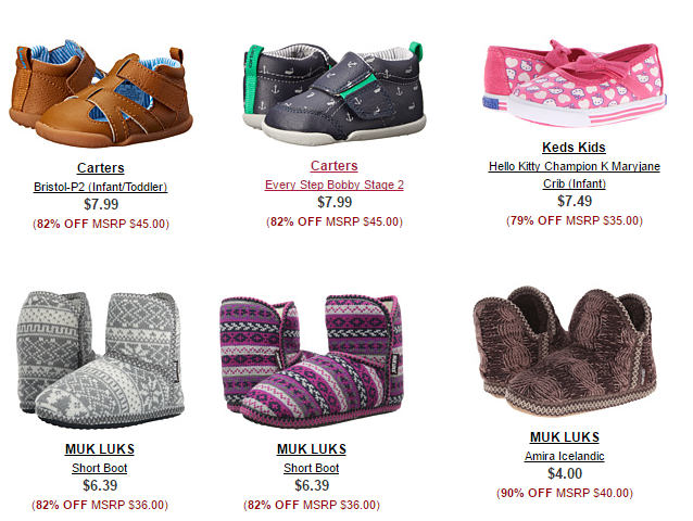 6pm: Toddler/Kids Shoes as Little as $4.00 Shipped! Including Popular Brands – Today Only, August 29th!