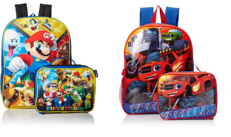 Nintendo or Blaze Boys’ Backpack with Lunch Kit Only $11.99!