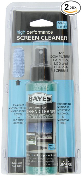 Bayes High Performance Computer Screen Cleaner (2 Pack) Only $2.37 Shipped! (Cleans Computer, Phone & Tablet Screens!)