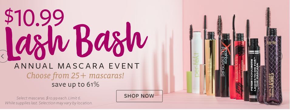 Beauty Brands $10.99 Mascara Event! Includes Top Brands Like Smashbox, Laura Geller & More!