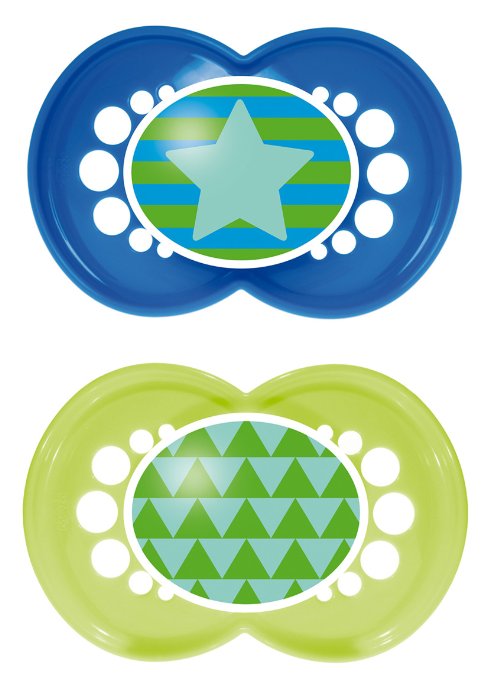 MAM Trends Silicone Orthodontic Pacifier (6+ Months) 2 Count for $4.89!