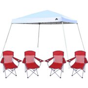 Hurry! Ozark Trail 12×12 Slant Leg Instant Canopy/Gazebo Shelter with 4 Chairs Value Bundle – Just $64.00!