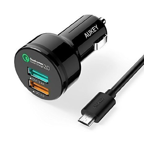 2-Port USB Car Charger Plus Micro USB Cable Only $5.99 at Checkout! (Keep in Your Car In Case of Emergency!)
