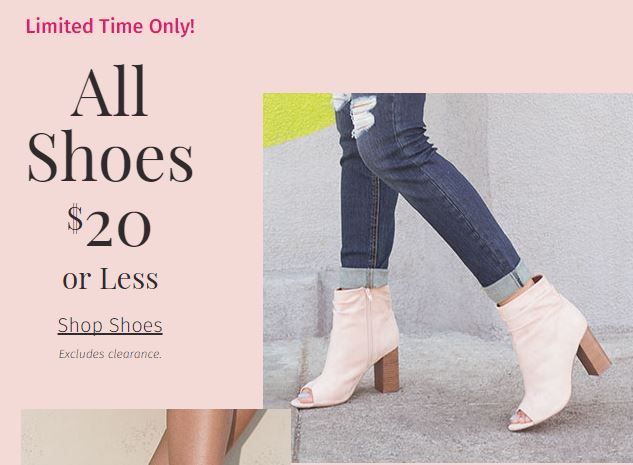 Charlotte Russe Shoes Sale! All Shoes Only $18.00! Over 300 Styles & Colors to Choose From! Charlotte Russe Shoes Sale! All Shoes Only $18.00! Over 300 Styles & Colors to Choose From!
