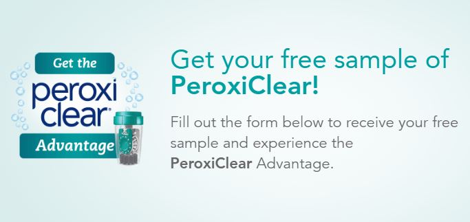 FREE Sample of PeroxiClear Contact Lens Solution!