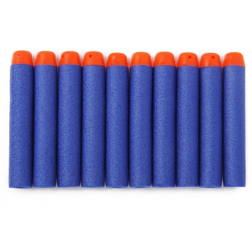 100 Pack of Blue Foam Darts for Nurf Guns Only $3.99 + FREE Shipping for Everyone!