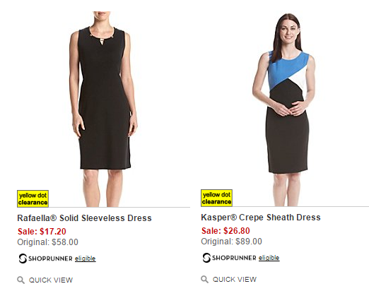 Younkers: Dresses 80% Off! Prices Start at Only $7.20! Plus FREE Shipping on Your Purchase of $25 or More!