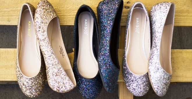 Glittery Slip on Flats Only $9.99 on Jane! (Most Sizes Still Available But Will Sell Out Fast!)
