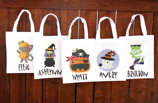 Personalized Halloween Trick or Treat Bags Only $8.50 Each! 28 Different Styles to Choose From (Including Disney Characters)!