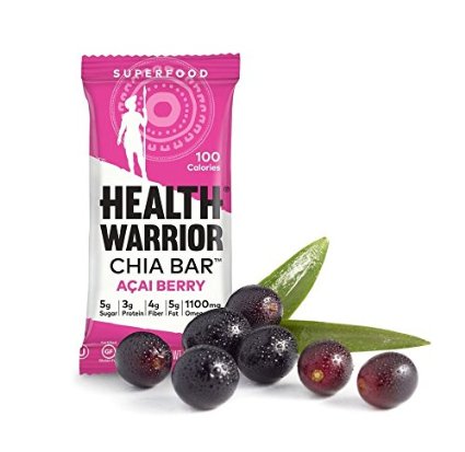 Health Warrior Chia Bars (Acai Berry) 15 Pack Only $10.28! (That’s $.46 Per Bar!) Great 100 Calorie Snack!