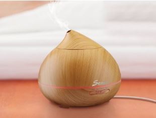 Seneo 300ml Wood Grain Aromatherapy Essential Oil Diffuser Ultrasonic Cool Mist Humidifier Only $29.99 on Amazon!