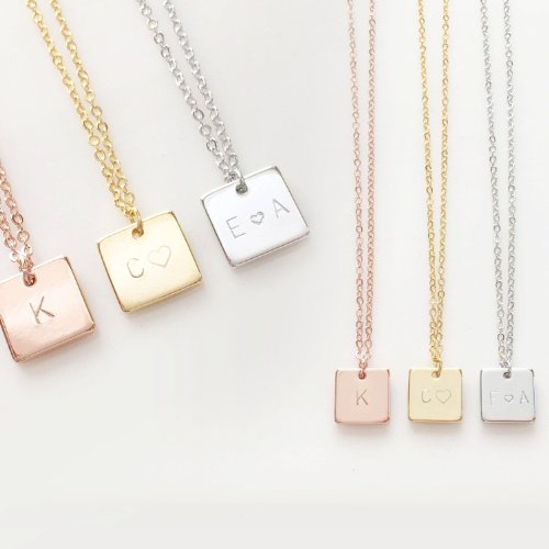Initials Necklace 20% Off on Amazon! Great Bridesmaid Gifts, Friends Gift, Mother/Grandmother Gifts, Etc.)