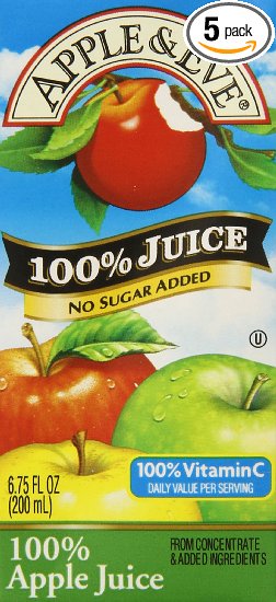 Apple & Eve 100% Apple Juice 8 Count (Pack of 5) Just $14.72 on Amazon!