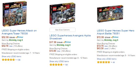Amazon: LEGO SuperHeroes Set Marked Up to 30% Off! Prices Start at Just $9.09!