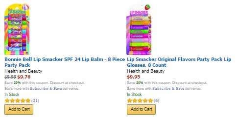 Amazon: 20% Off Select Lip Smackers! Plus Save More When You Subscribe & Save!