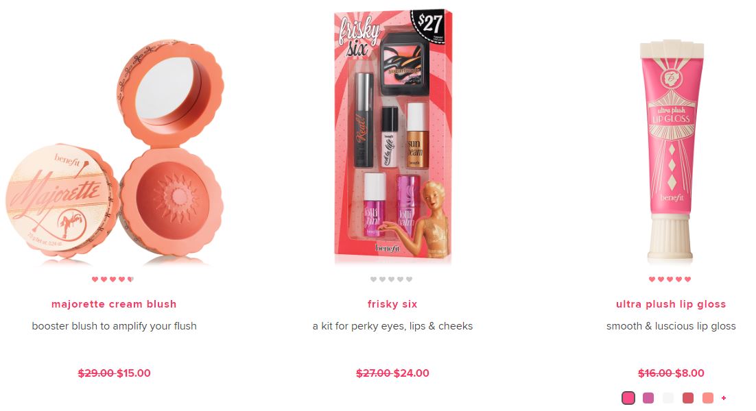 Benefit Cosmetics: Save Up to 50% Off Select Products + FREE Shipping!