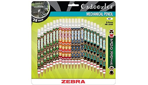 Zebra’s Cardoozles #2 Mechanical Pencil Assorted Barrel Colors 28 Pack Just $6.93!