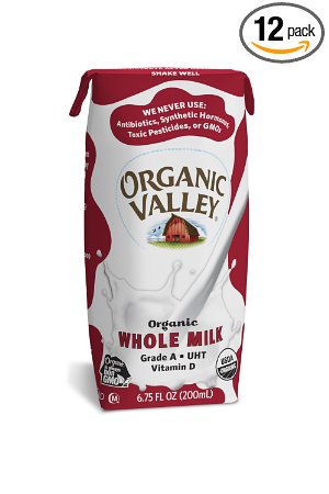 Amazon: Organic Valley Plain Whole Milk (12 Pack) as Little as $11.88!