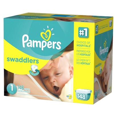Pampers Swaddlers Size 1 (216 ct) Only $28.99 Shipped! That’s Only $0.13 per Diaper!