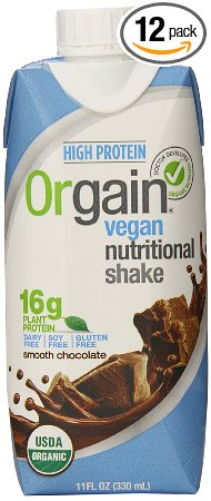 Orgain Vegan Nutritional Shake (pack of 12) Smooth Chocolate Just $16.85 Shipped!