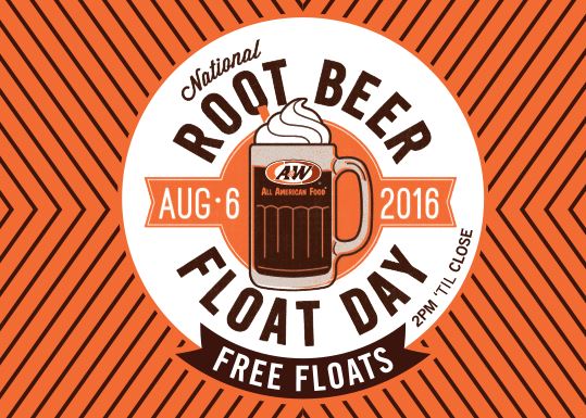 National Root Beer Float Day is TODAY- Get a FREE Small Root Beer Float at Any A&W Restaurant!