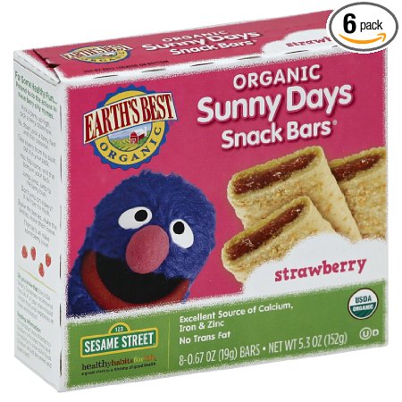 Earth’s Best Organic Sunny Days Snack Bars (Strawberry) 8 Count (Pack of 6) Only $15.90 Shipped!