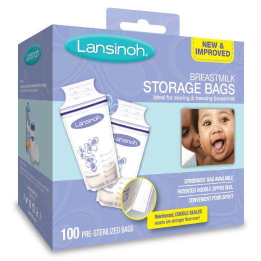Amazon: Lansinoh Breastmilk Storage Bags 100 Count Only $10.63! (Also Great For Storing Baby Homemade Food!)