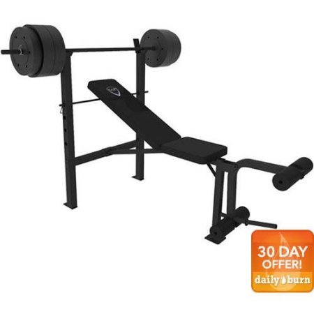Walmart Bundles Marked Down! Darbell Bench with 100lb Weight Set Only $79.00! Mainstays Twin Bed Just $178.00 & More!