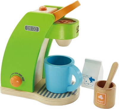 Hape – Playfully Delicious – Coffee Maker Wooden Play Kitchen Set – ONLY $13.39 + FREE Shipping!